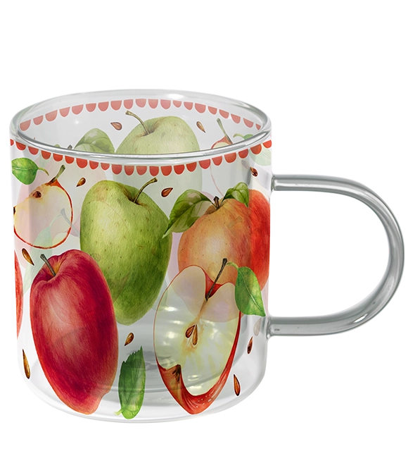 Apfelwissen: Teeglas 320 ml Doppelwandig