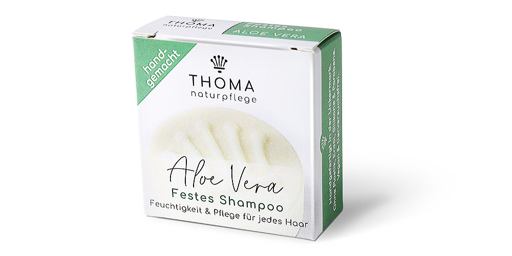 hochwertiges festes Aloe-Vera Shampoo (vegan)