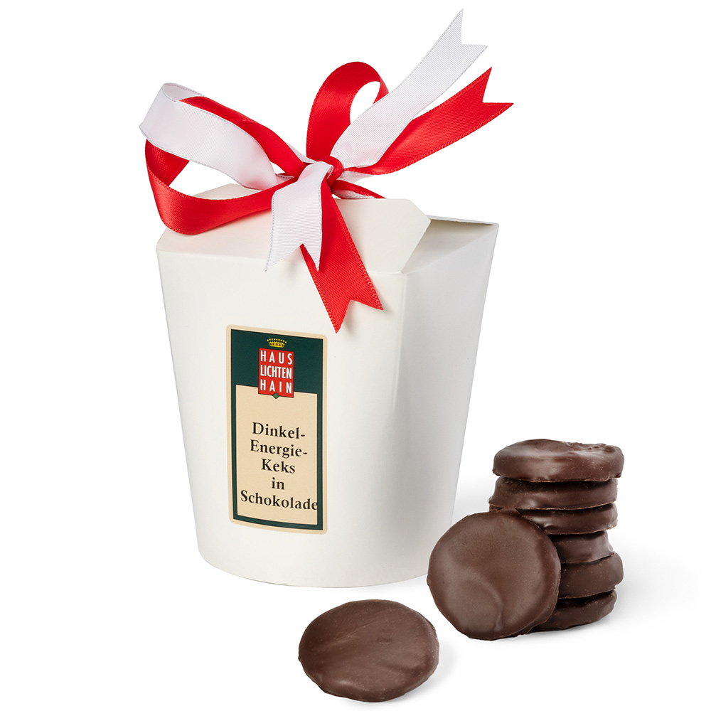 Dinkel Energiekeks  in Schokolade Dinkel Energiekeks  in Schokolade