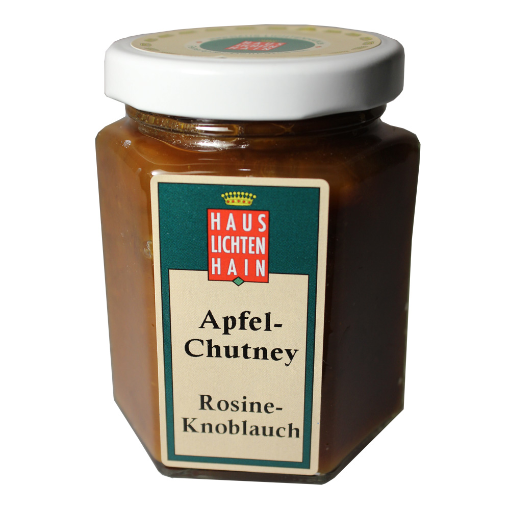 Apfel-Chutney "Rosine-Knoblauch"