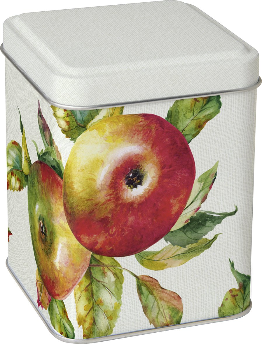 Apfeldose "Apfeltee" Dekor "APPLE Cream"