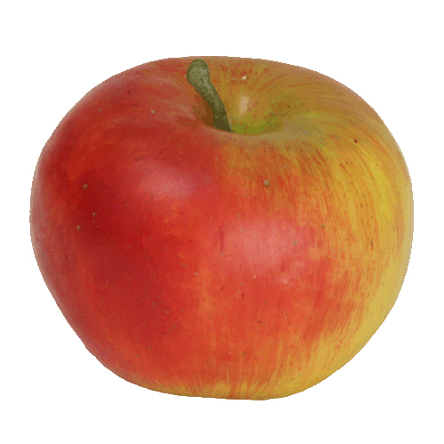 künstlicher roter Apfel wie echt
