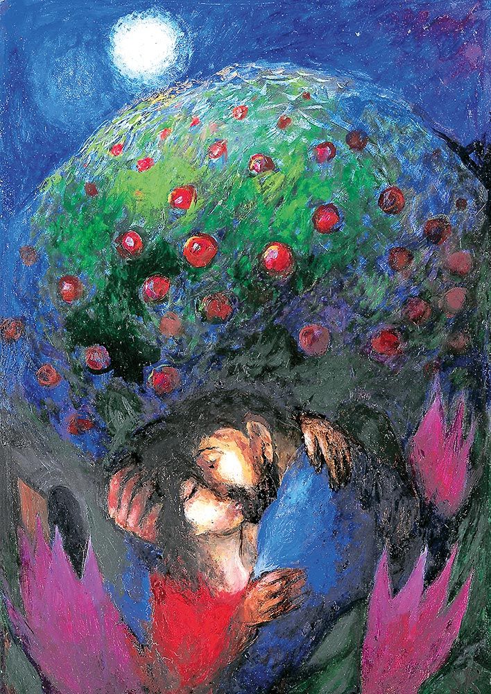 Schmuckkarte-unter-dem-Apfelbaum