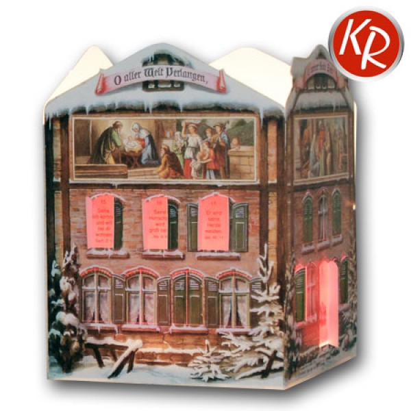 Adventskalender Adventshäuschen „ O, aller Welt Verlangen“ 