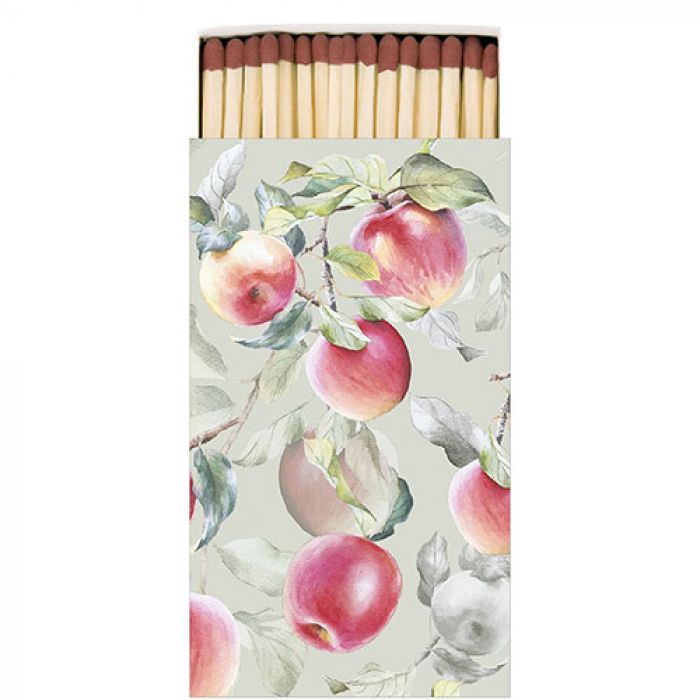 Streichhoelzer-mit-Apfelmotiv-Fresh-Apples-Green