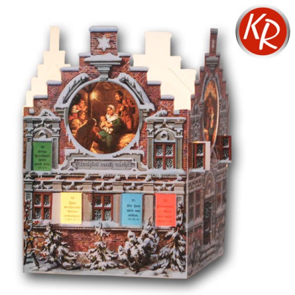 Adventskalender Adventshäuschen „Ehre sei Gott“